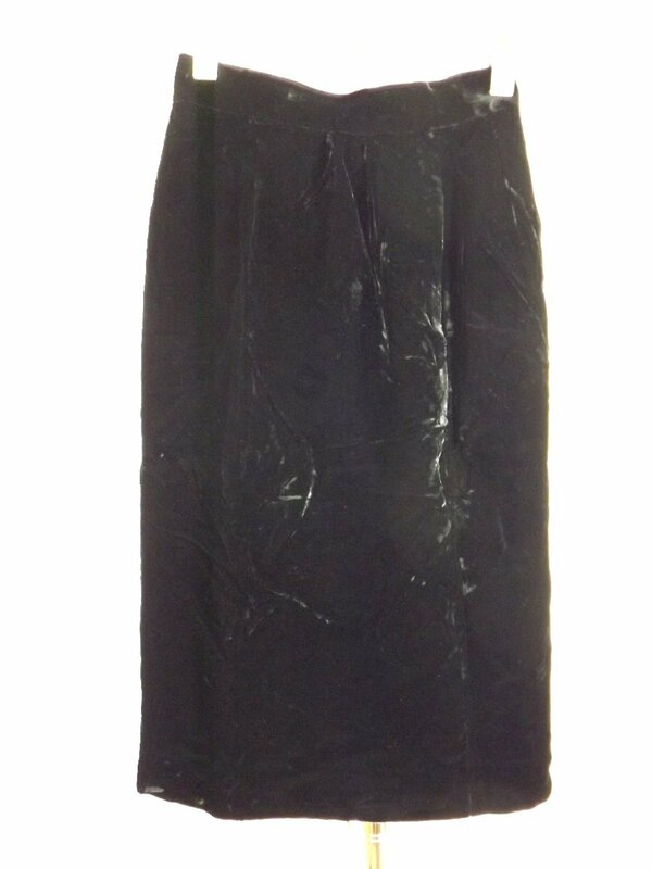 Christian Dior　(クリスチャン・ディオール)　ベロア　スカート　Sサイズ　プレタポルテ