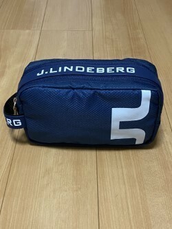 新品未使用☆jリンドバーグ ゴルフポーチ☆ブルー☆