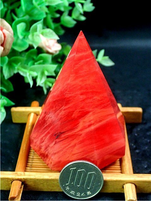 超綺麗赤水晶ピラミッド179E8-30E23W