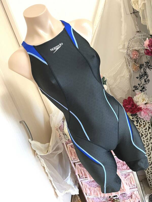 ●レディース水着L●ゴールドウイン【SPEEDO】日本製◆Oバック競泳水着*ワンピース水着：黒 SD46H04