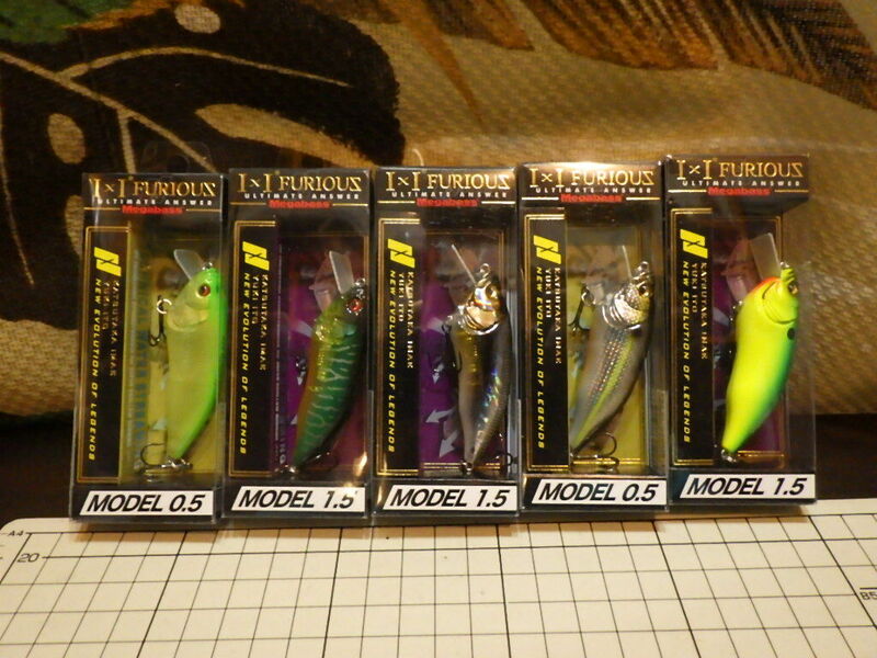 1円～ Megabass I×ⅠFURIOUS メガバス×今江監修 ito メガバス アイバイアイ フューチャー 未使用 未開封 5個セット バスルアー レア品