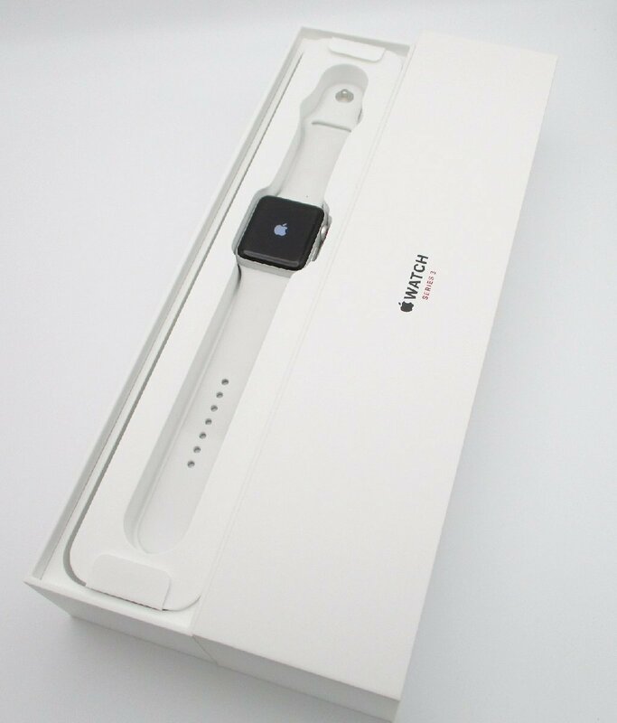 ○ Apple Watch Series 3 42mm LTE MTH12J/A A1891 アップルウォッチ シリーズ3 シルバーアルミニウム 中古品