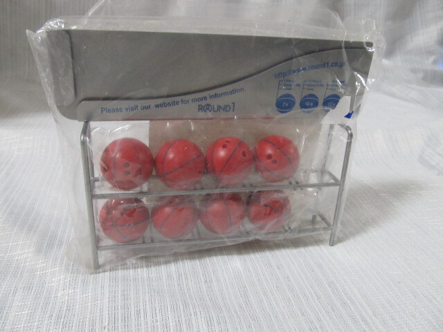 ５x１１Cm●未使用品●ROUND1【ラウンド１】ミニチュア・ボールラック/スチールフォトフレーム