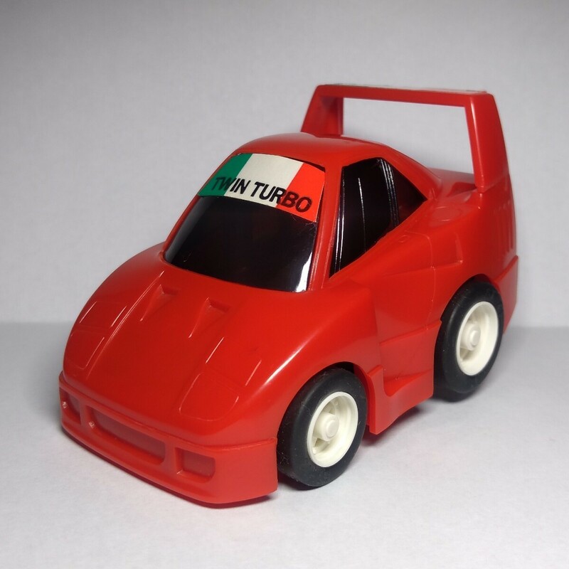 F40　バンダイ　プルバック　ミニカー　BANDAI