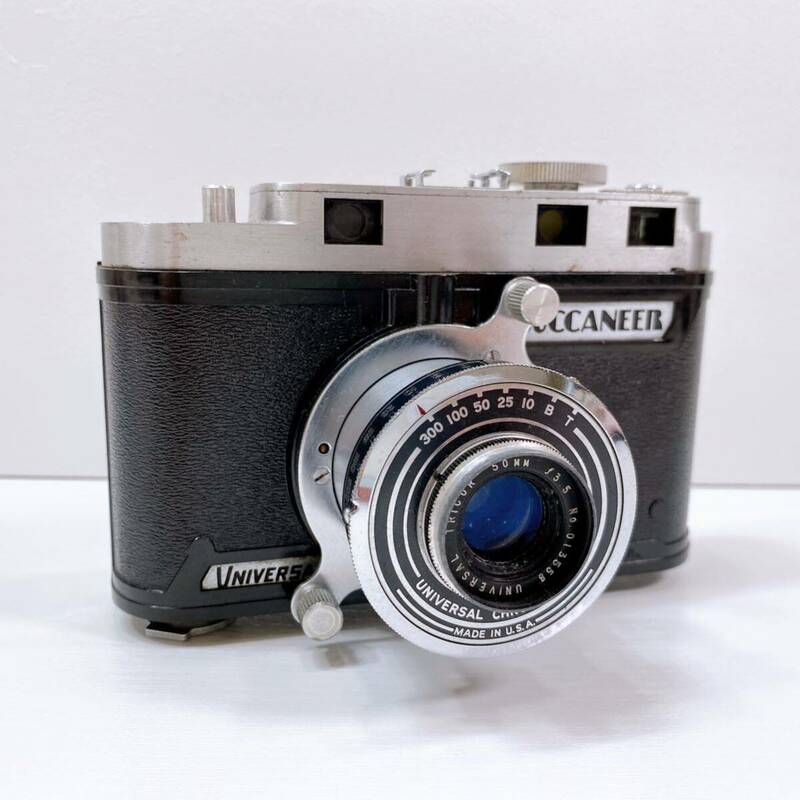 110【中古】BUCCANEER UNIVERSAL TRICOR 50mm f3.5 No.013558 ヴィンテージ フィルムカメラ MADE IN U.S.A. 動作未確認 現状品