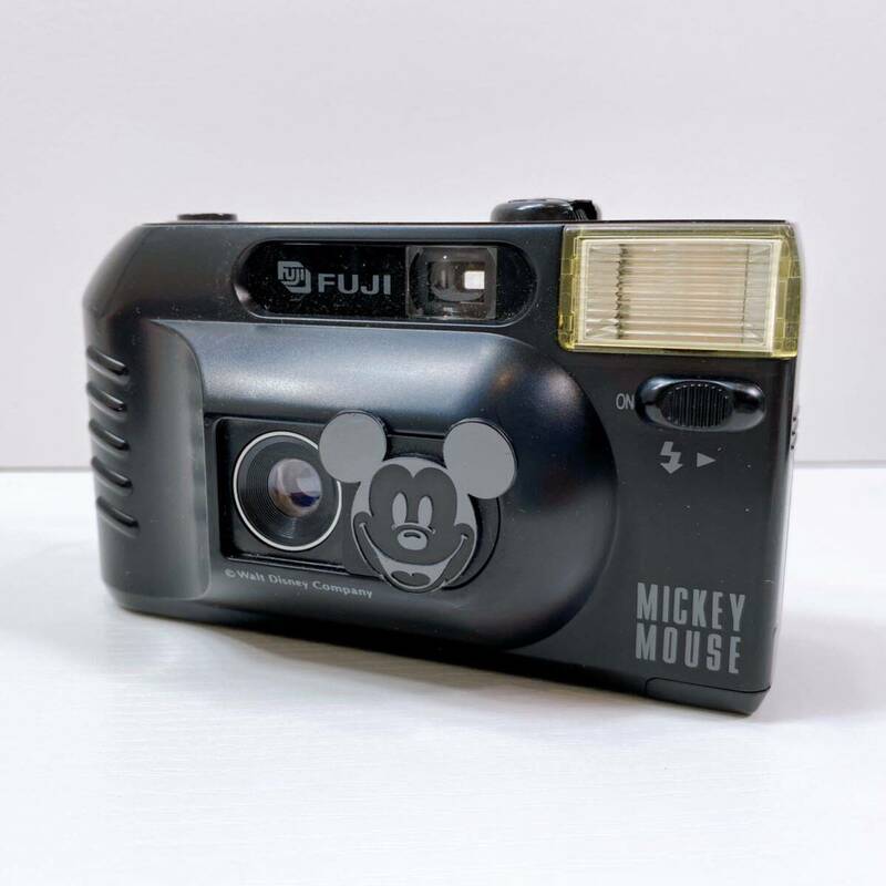 130【中古】Fujifilm Mickey Mouse DL-7 Fujinon コンパクトフィルムカメラ ミッキーマウス ディズニー 富士フイルム 動作未確認 現状品