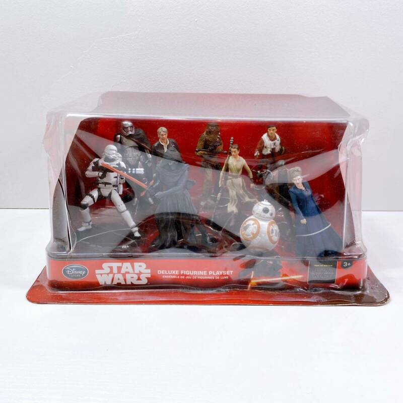 136【未使用】STAR WARS DELUXE FIGURINE PLAYSET スターウォーズ デラックス フィギュア プレイセット ディズニーストア 自宅保管品