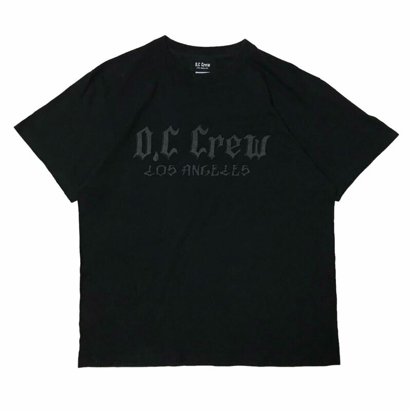 O.C CREW Tシャツ 黒 L STYLE DELINQUENT BROS GLADHAND GANGSTERVILLE WEIRDO RADIALL CALEE ATTRACTIONS DRY BONES ロカビリー 50s