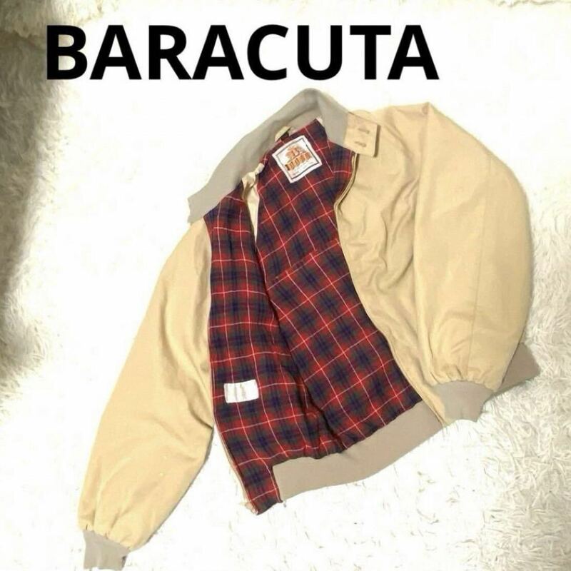 BARACUTA バラクータ ハリントンジャケット 裏地チェク サイズ38R