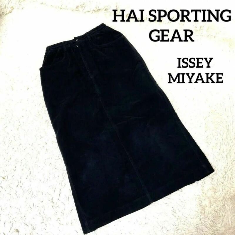 希少 HAI SPORTING GEAR ロングスカート ブラック ウエストゴム