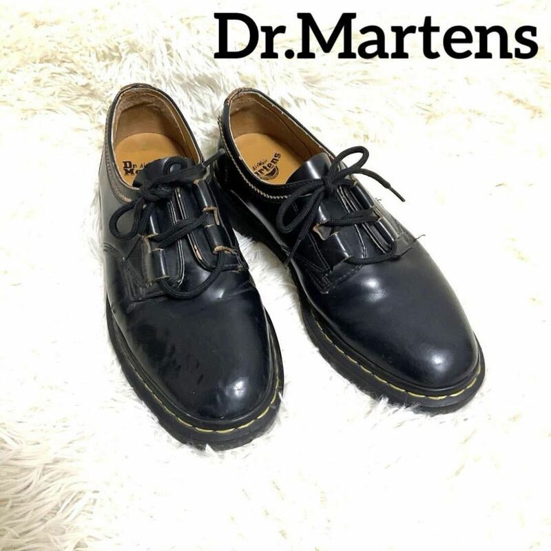 Dr.Martens ドクターマーチンギリーシューズ 本革3ホール1461 ダービーシューズ　サービスシューズ　ポストマンシューズ ブラック メンズ