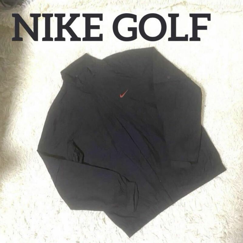 NIKE GOLF ナイキゴルフ 袖取り外し可能 裏地メッシュ素材 ブラック
