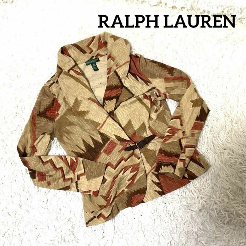 希少RALPH LAUREN ラルフローレン ネイティブ柄 ガウン90s メンズ