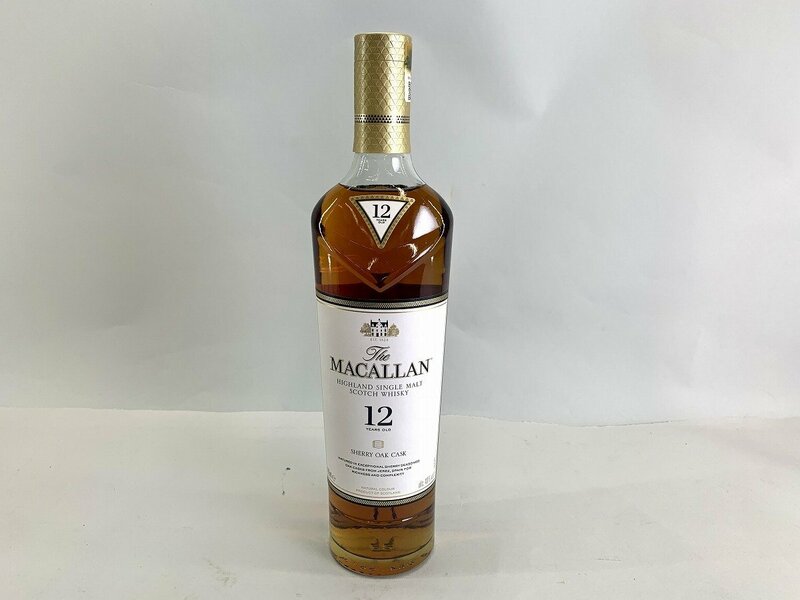 古酒 THE MACALLAN マッカラン 12年 シェリーオークカスク 700ml[01-3818