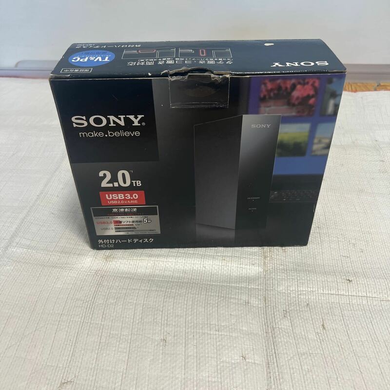 SONY 外付けHDD HD-D2 外付けハードディスク　現状品
