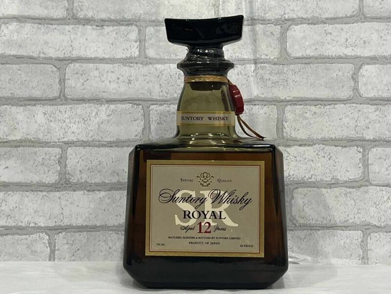 ◯【未開栓】SUNTORY WHISKY サントリーウイスキー ROYAL ローヤル SR 12年 700ml 保管品 ◯