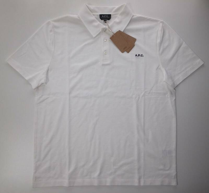 APC carter ポロシャツ white sizeXL 24SS