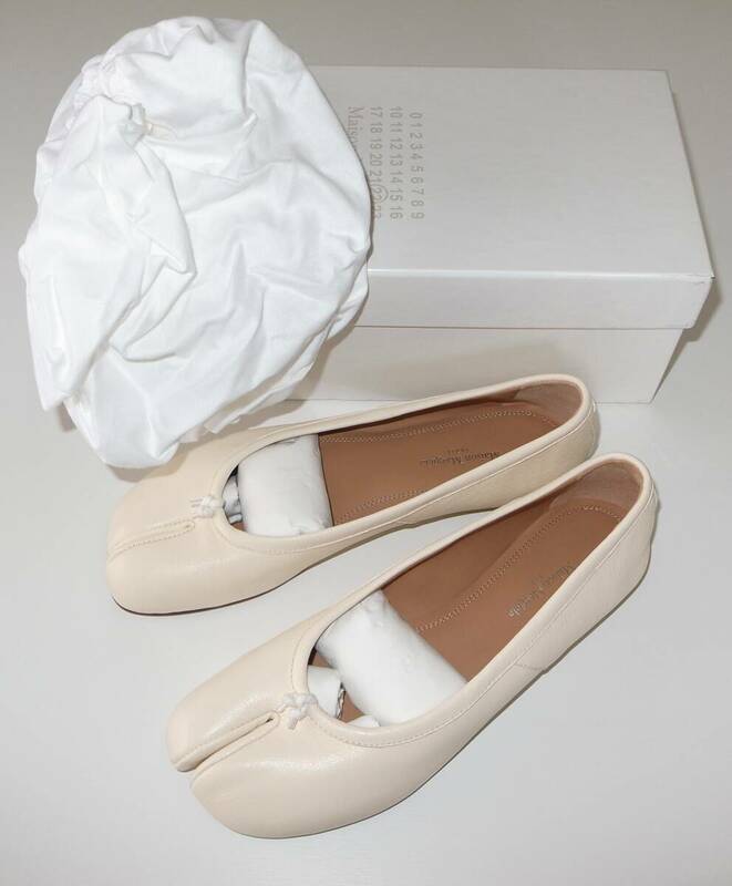 maison margiela マルジェラ tabi 足袋 バレリーナ ballerina バレエ off white size36 22AW