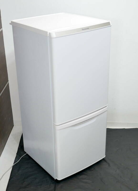★送料無料(R606-B193)美品 パナソニック ２ドア 冷凍 冷蔵庫 138L 2021年製 NR-BW14DJ-W