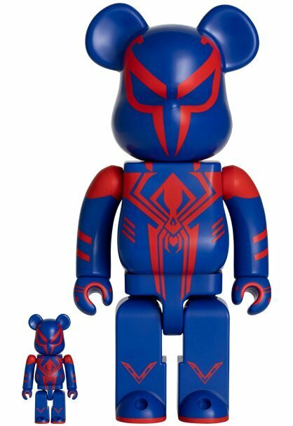 ▽ベアブリック スパイダーマン 2099 アクロス・ザ・スパイダーバース 100%&400% メディコムトイ Be@RBRICK 未開封▽010057