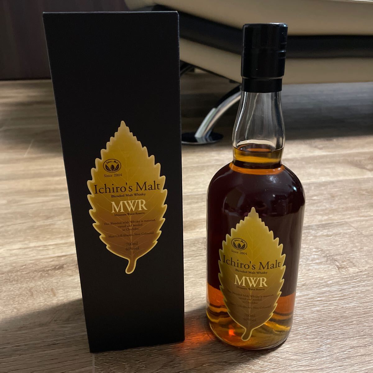 イチローズモルト Malt MWR ウイスキー 箱付 ミズナラウッドリザーブ ダブルディスティラリーズ 未開封 700ml 46%