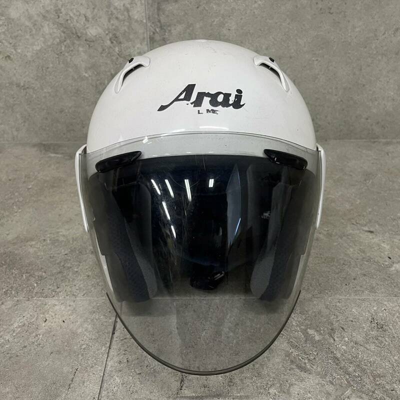R35182(064)-309/AS6000　Arai　ヘルメット　ジェットヘルメット　サイズ 57.58cm　アライ