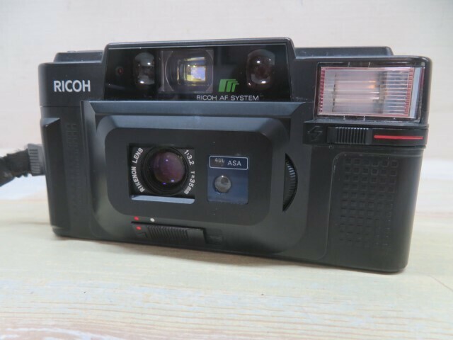★RICOH FF 3D AF コンパクトフィルムカメラ リコー ストラップ付き ジャンク USED 95500★！！