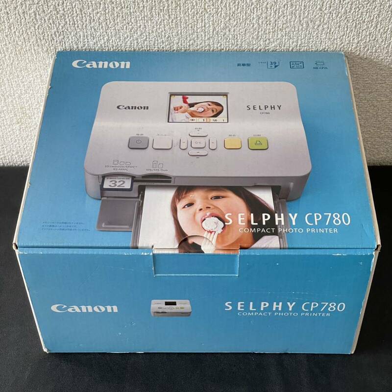 【未使用品】Canon キャノン SELPHY CP780 セルフィー コンパクト　フォト　プリンター 