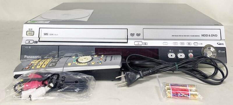 完動品 美品 パナソニック(Panasonic) DIGA DMR-EH73V DVD/HDDレコーダー HDD+DVD+VHS+SDの1台4役 貴重 レア ヴィンテージ 