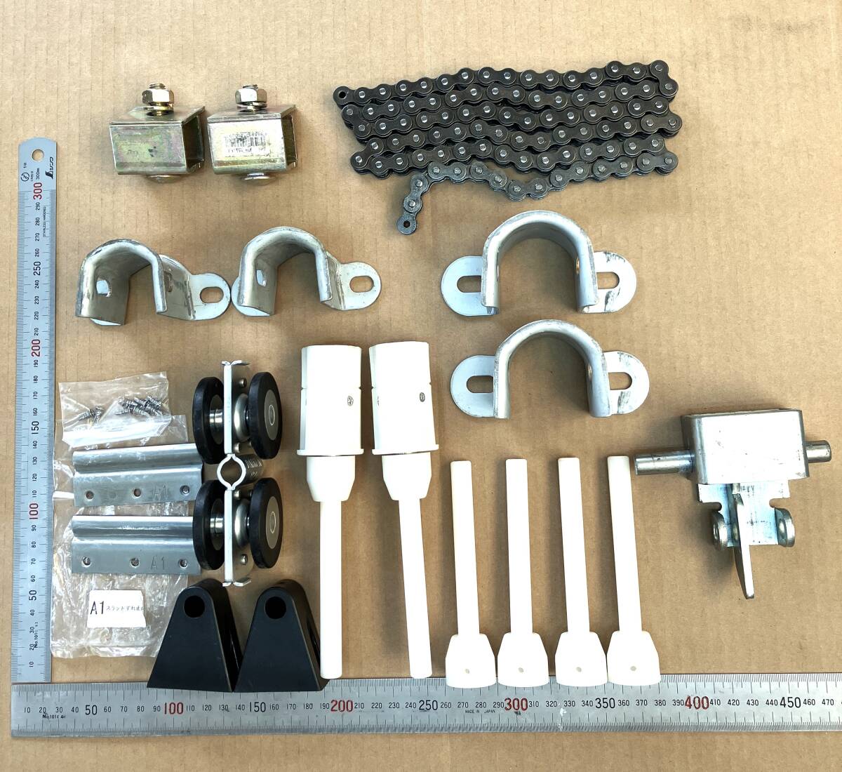 ☆三和シャッター　部品一式纏め売り【未使用品/自宅保管品】委託品