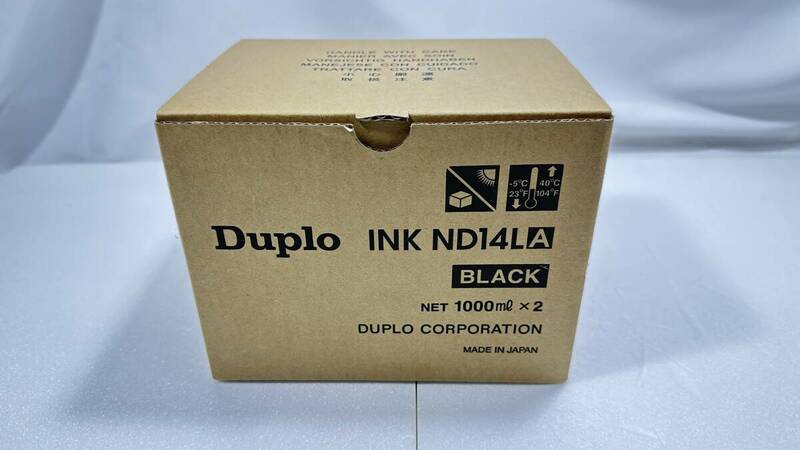 ■純正品■Duplo INK ND14L A 3個セット■インク 黒 black 1000ml デュプロ デュープリンター 