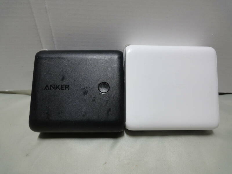 【ANKERアンカー PowerCore Fusion 5000 Model A1621/PowerCoreⅢ Fusion5K Model A1634　2個セット】モバイルバッテリー