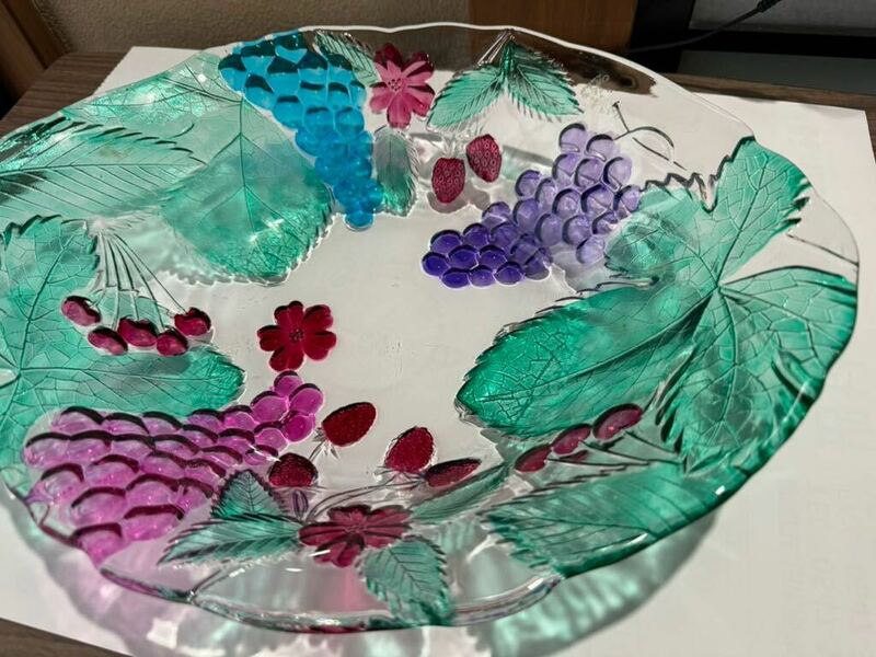 フルーツプレート　ガラス皿　盛り皿