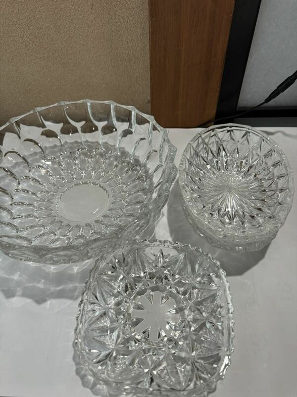 ガラス皿 小皿 盛り皿食器 レトロ デザート皿 