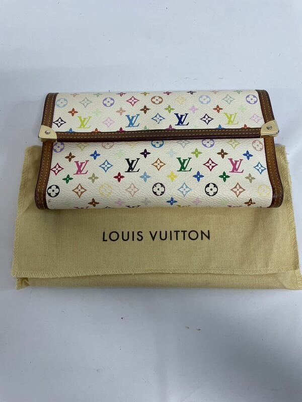 LOUIS VUITTON ルイヴィトン 長財布 マルチカラー ポルトトレゾール インターナショナル M92659 TH0094