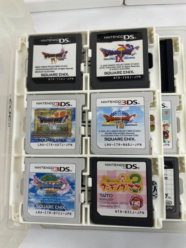 中古　Nintendo 任天堂　DS 3DS ソフト　まとめ売り　ドラゴンクエスト　どうぶつの森　ポケモンアートアカデミー　マリオカート7 太鼓