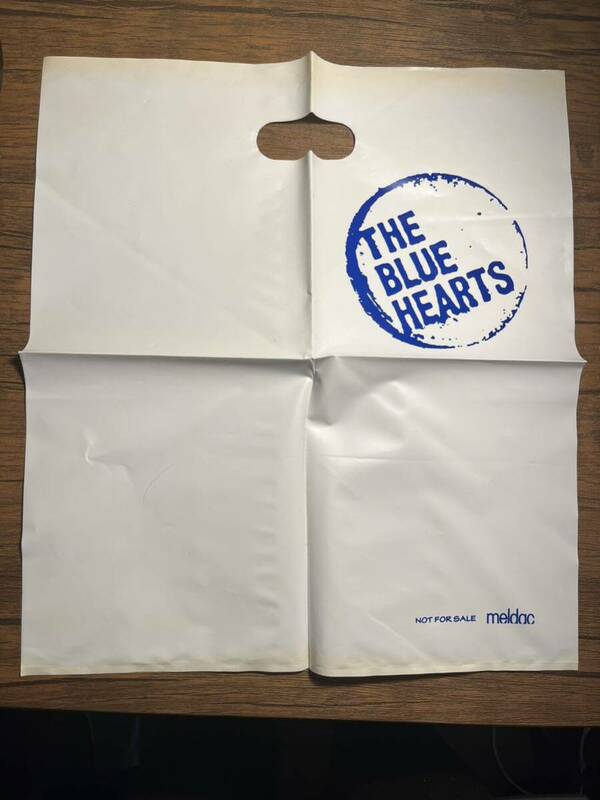THE BLUE HEARTS ザ ブルーハーツ meldac 非売品 当時もの ヴィンテージ LP レコード袋 ショッパー 希少 レア ヤケ有 