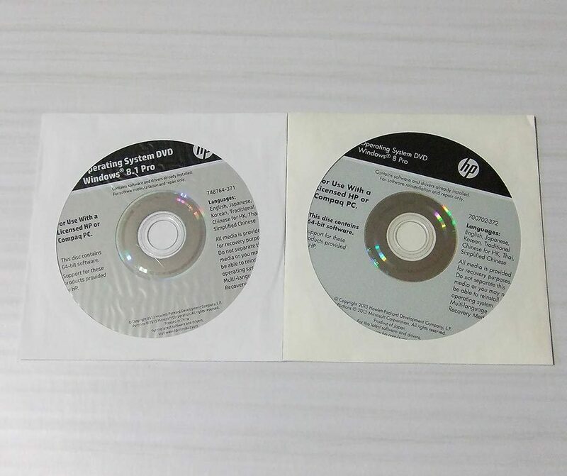 hp Windows8＆8.1 Pro 64bit DVD