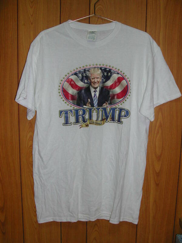 ドナルドトランプ　半袖Tシャツ　Mサイズ　DELTA PRO WEIGHT Donald John Trump　第45代アメリカ合衆国大統領