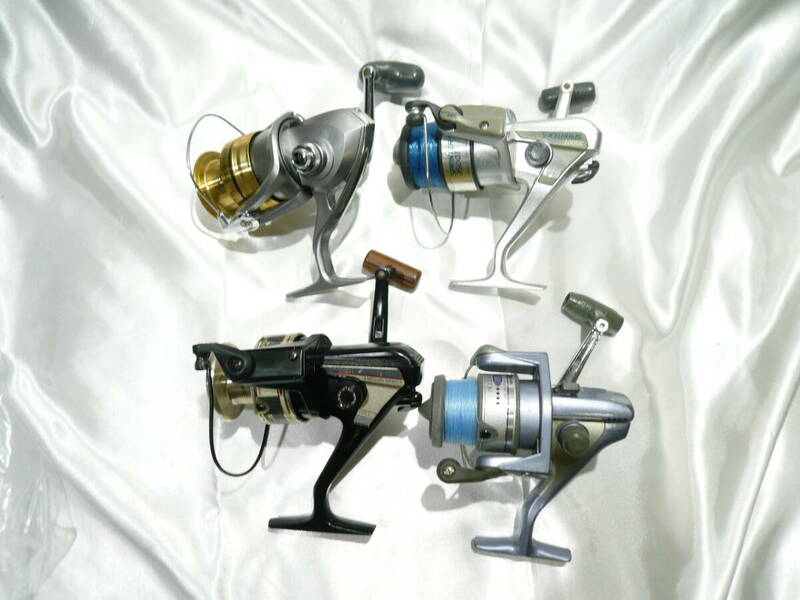 ☆Daiwa SHIMANO ダイワ シマノ スピニングリール 4個セット 使用品☆