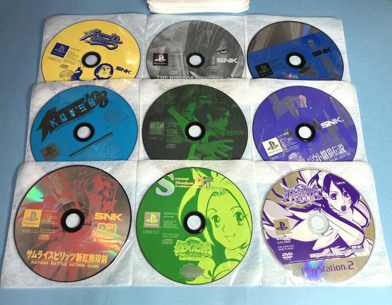 ★ PS1/PS2ソフト SNK ２１本セット ディスクのみ ★ ジャンク扱い まとめ