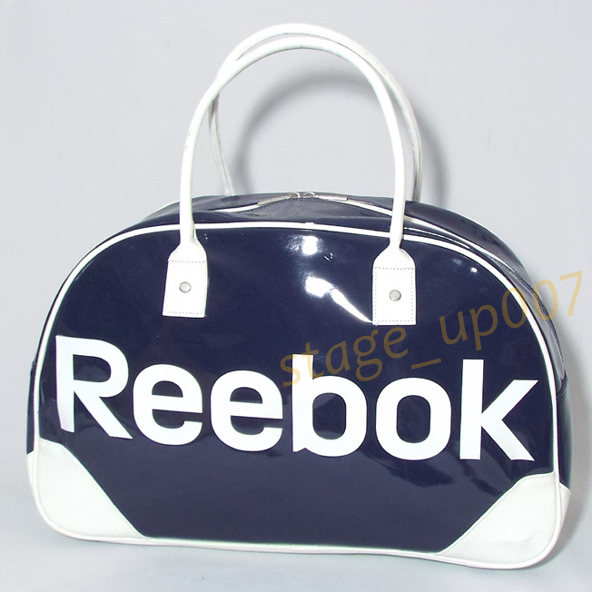 Reebok（リーボック）／シグネチャー エナメル ボストンバッグ・エナメルバッグ/RC91540 ／管QJVN