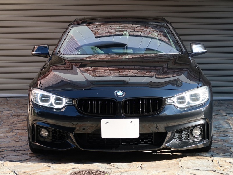 BMW 435i Mスポーツ 3000ccターボ/VOSSEN19インチ/ワンオフマフラー/LEDヘッドライト/黒革/M4ステアリング/HDDナビ/地デジ/BT音楽/ETC