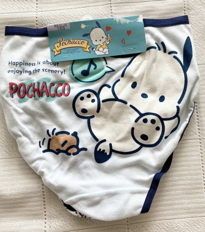 即決★新品165　ポチャッコ　ショーツ２枚組　①　パンツ　下着　インナー　肌着　サンリオ　sanrio POCHACCO ぽちゃっこ 犬　女の子用