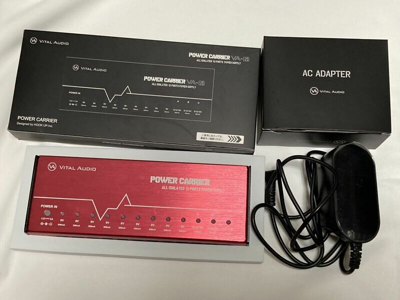 VITAL AUDIO VA-12 VITAL AUDIO POWER CARRIER ヴァイタルオーディ　パワーサプライ　エフェクター　バイタルオーディオ