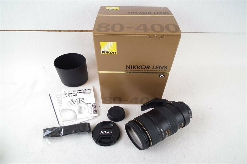 ☆ Nikon ニコン レンズ AF VR-NIKKOR 80-400mm 1:4.5-5.6D ED VR 中古 現状品 240607Y3259