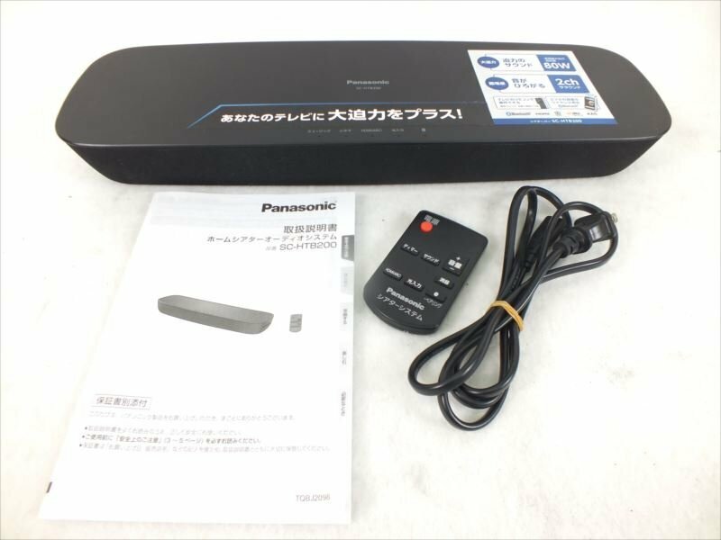 ♪ Panasonic パナソニック SC-HTB200 ホームシアター 中古 現状品 240511E3605