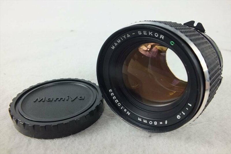 ★ Mamiya マミヤ レンズ MAMIYA-SEKOR C 1:1.9 f=80mm 中古 現状品 240601E5405