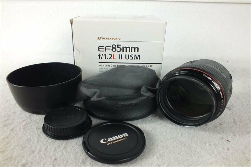 ★ Canon キャノン EF 85mm 1:1.2L II USM レンズ 中古 現状品 240601N3010