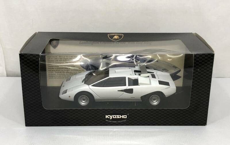 1円～// 京商 KYOSHO GORGEOUS COLLECTION ランボルギーニカウンタック LP400 With Roof Wing ミニカー【中古】箱傷みあり 詳細未確認